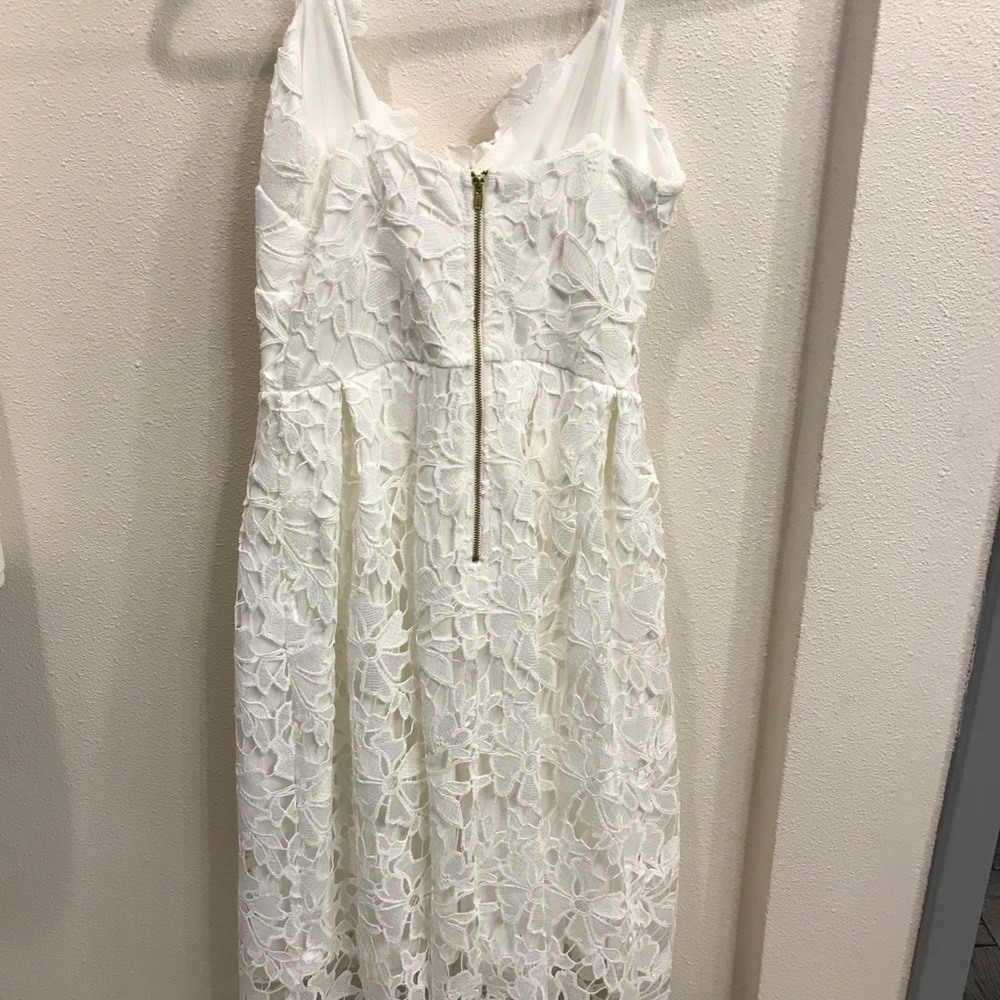 Red Dress Boutique White Lace Dress, Size XS